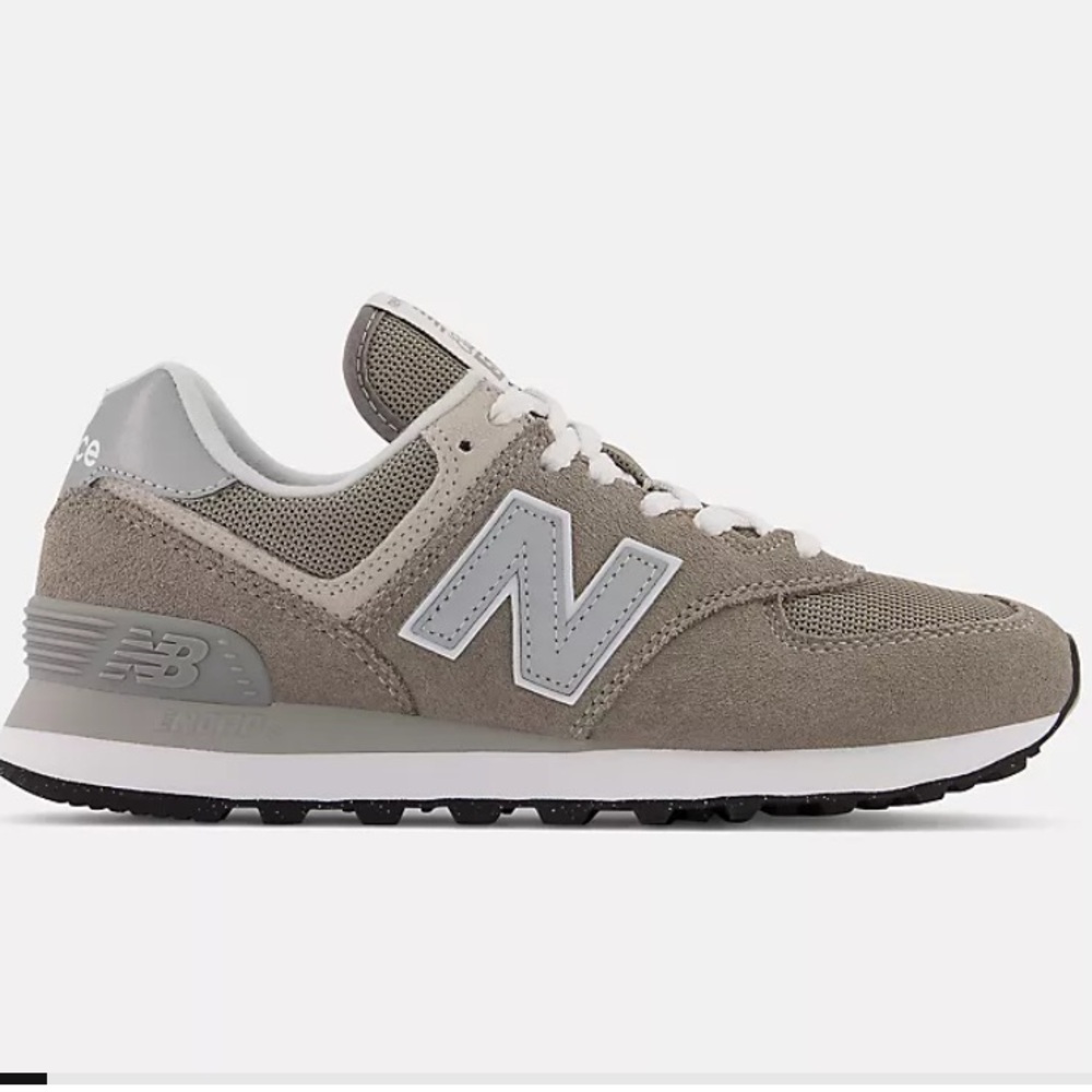 New Balance 574 Core Sneakers - Taupe and Gray Women size 7.5